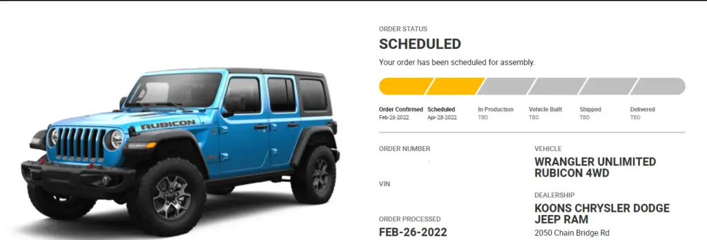 How Do I Track My Jeep Wrangler Order